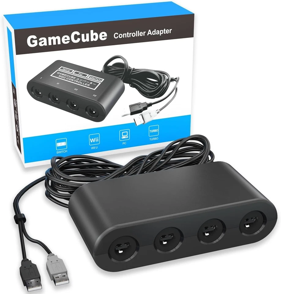 Nintendo GameCube Controller Adapter for Nintendo Switch, PC, and Wii U - Image 1 of 1