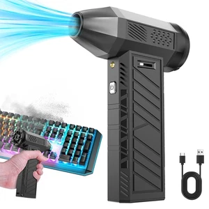 Soffiatore Aria Senza Fili Brushless Turbo Ventilatore Violento 800G Spinta Portatile qUJD - Foto 1 di 10