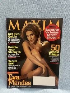 MAXIM Magazine Eva Mendes February 2007 - Picture 1 of 2