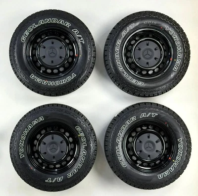 Mercedes Sprinter Sprinter 4x4 Stahlfelgen Yokohama Geolander G015 225/75R16 RDK - Bild 1 von 4