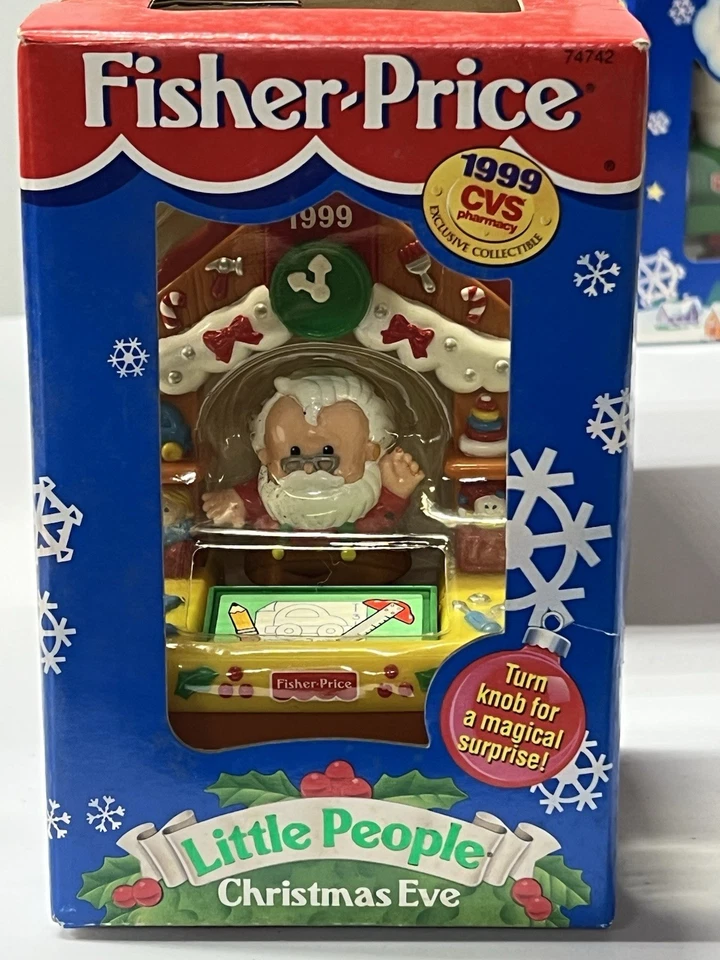 Fisher Little People Christmas Eve Santa Surprise by Mattel 1999 T394