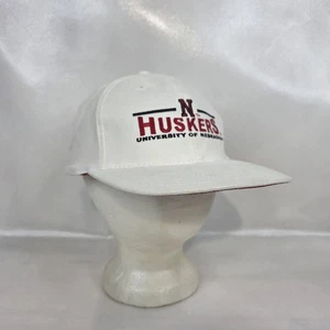 Gorra gorra de colección University of Nebraska Huskers talla única ajustable con cierre a presión - Imagen 1 de 12
