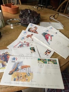 #13 -- 1984 Los Angeles Olympic Stamp Cover – 23rd Olympiad, USPS Official Issue - Picture 1 of 12