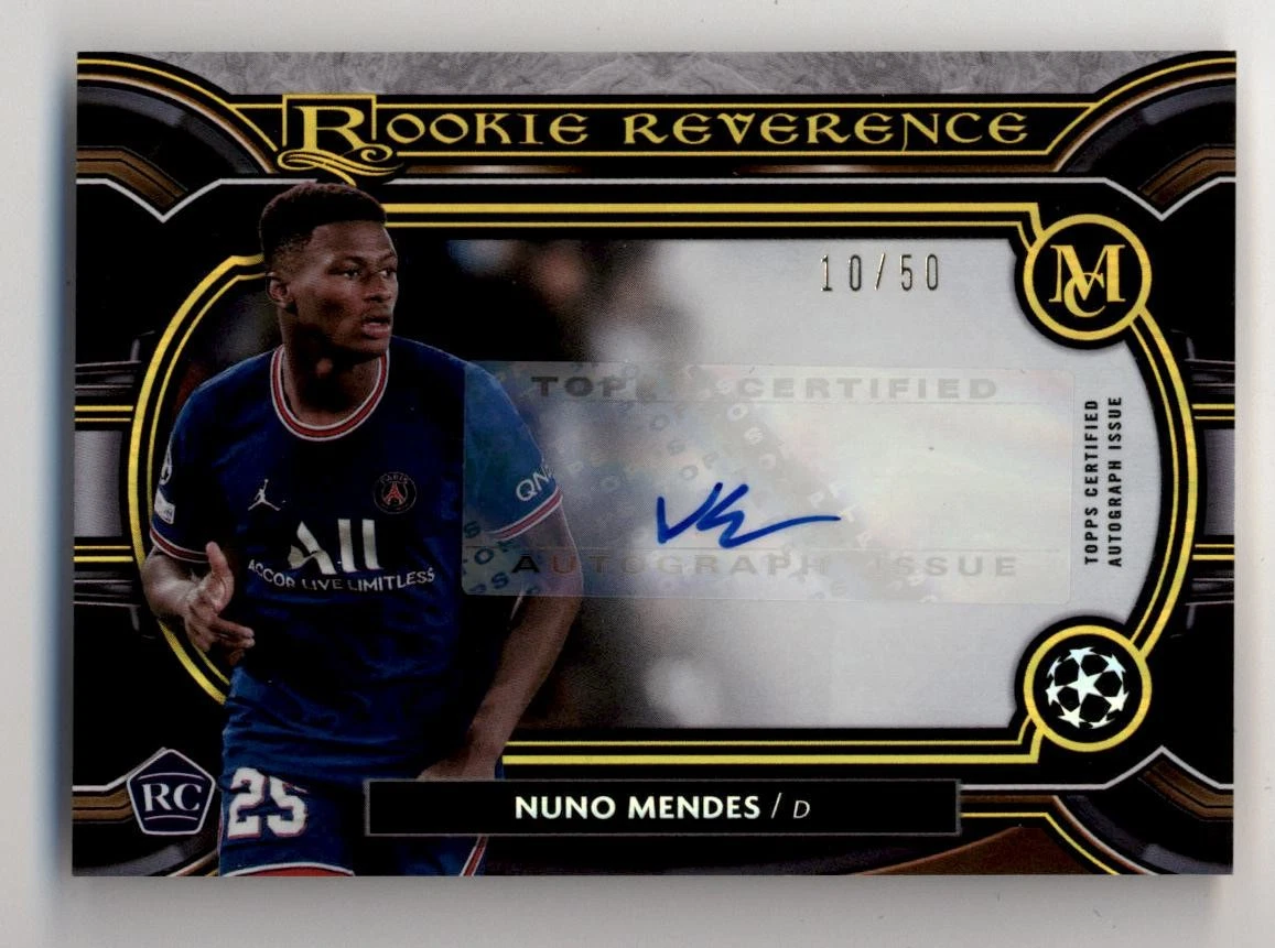 2021-22 Topps Museum Collection UCL Soccer Trading Cards for sale