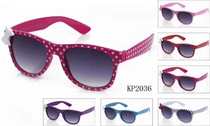 Kids Sunglasses Cute Girls Kitty Bow Polka Dot Party Fashion UV 100% Lead Free - Picture 1 of 31