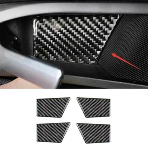 4PCS For Ford Edge 2015-2020 2021 Real Carbon Fiber Inner Door Bowl Cover Trim - Foto 1 di 7