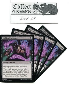 Magic MTG Modern Masters 2015 4x Waking Nightmare x4 Juego Negro Sin Jugar - Imagen 1 de 1