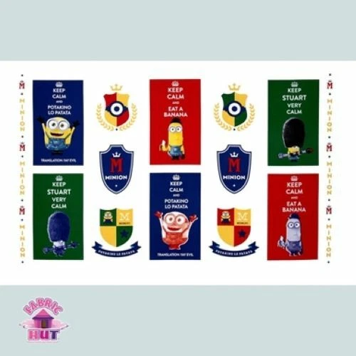 Despicable Me Minions Collection Cotton Fabric by The Yard - Image 1 of 1