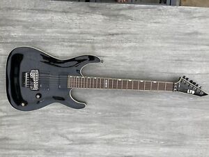 ESP LTD MH250 transparent black guitar