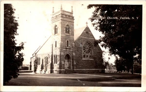Colton, New York,  Episcopal Church,  St. Lawrence Co, Real Photo Postcard RPPC - Picture 1 of 2