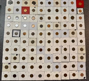 100 Piece USA 1 Cent Lincoln Penny Lot 1910-2020 #19 - Picture 1 of 10