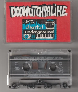 Digital Underground Cassette Tape Doowutchyalike Hip-Hop Doll 1989 Tommy Boy - Picture 1 of 2