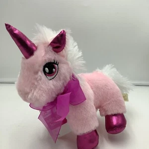 Dan Dee rosa Einhorn Plüschtier Kuscheltier Etiketten 8" 2018 - Bild 1 von 5