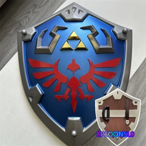 Scudo cosplay Legend of Zelda Link 1:1 alluminio scudo gioco di ruolo arredamento da parete - Foto 1 di 14