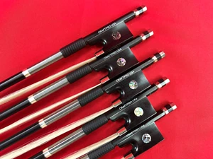 ** CRAFTPRO USA** Genuine Horse Hair Violin Carbon Bow Size 4/4 , 3/4, 1/2, 1/4 - Picture 1 of 10