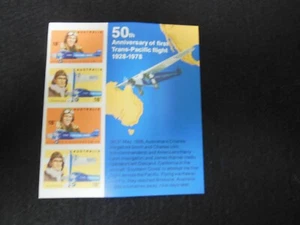 Australia Scott #675a MNH S/S 50th ANN Trans-Pacific Flight CV$2+ - Picture 1 of 5