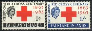 Falkland Islands Stamp 147-148  - Red Cross centenary