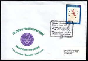 Cover Austria, 2000. Mattersburg to Linz. 70 Jahre Pfadfindergruppe Mattersburg - Picture 1 of 2