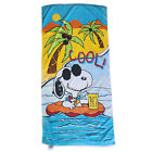 Vintage Jay Franco Snoopy Towel Beach Pool Intertube Peanuts Joe Cool Palm Trees
