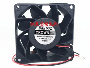 GroßesLuftvolumenKühlgebläseAGE08038B24L für Wechselrichter 24V 0,41A80*80*38mm - Bild 1 von 2