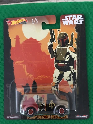 风火轮 REAL RIDER 2019 流行文化星球大战福特 Transit SUPERVAN B23 — 第 1/4 张图片