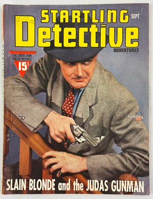 Startling Detective Adventures, September 1941, Vintage True Crime Stories, Pulp - Image 1 of 4