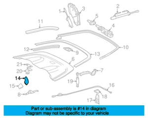 Moldura tapa cubierta delantera izquierda mercedes-benz clase clk a20869303339b51 - Imagen 1 de 5