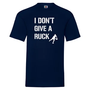 Rugby tshirt, I Don't Give a Ruck, Funny Rugby T-Shirt, rugby player, rugby fan - Picture 1 of 12