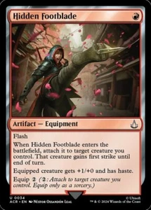 MTG-1x-Near Mint, English-Hidden Footblade - Foil-Assassin's Creed - Picture 1 of 1