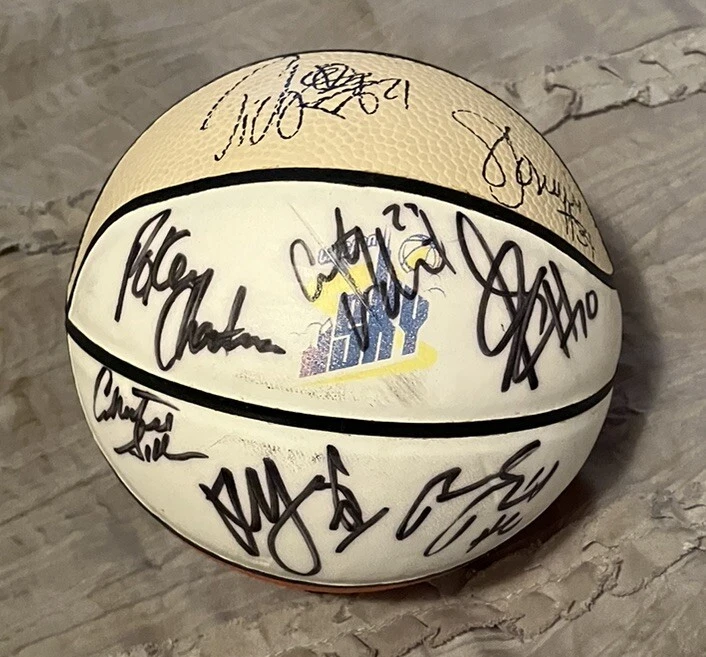 CHICAGO SKY Signed WNBA Basketball 2012 Mini 6" Ball SYLVIA FOWLES SWIN CASH + - Image 1 of 4