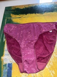 Vintage Lane Bryant Cacique 14/16 Second Skin High Leg Satin Lace Front Panty - Picture 1 of 16