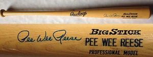 Pee Wee Reese Brooklyn Dodgers Signed Rawlings baseball Bat Autograph Hof PSA - Picture 1 of 9