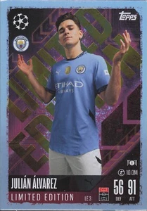 TOPPS MATCH ATTAX 2024-2025 24/25 JULIAN ALVAREZ EDICIÓN LIMITADA - Imagen 1 de 2