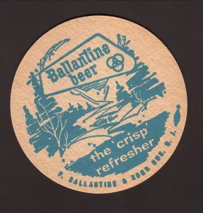Ballantine Bierdeckel -- The Crisp Refresher - Bild 1 von 1