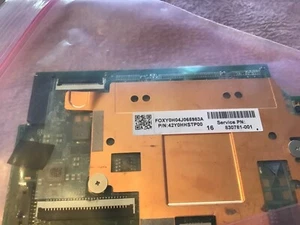 HP Stream 11 Pro G2 Motherboard Celeron N3050 2GB 32 832525-601 832525-001 - Picture 1 of 2