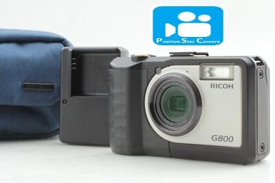🎦👀✨MINT✨ Ricoh G800 16MP Compact Digital Camera Black Heavy-Duty From JAPAN - Image 1 of 4