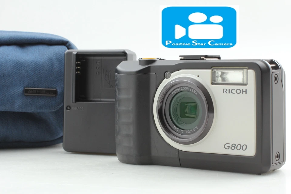 🎦👀✨MINT✨ Ricoh G800 16MP Compact Digital Camera Black Heavy-Duty From JAPAN - Image 1 of 4