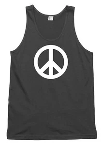 Peace Symbol Herren Damen Trägershirt Tank Top - Bild 1 von 4