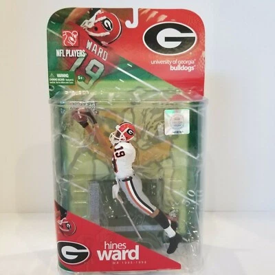 McFarlane College Series 1 2009 Hines Ward Georgia Bulldogs WR 1995-1998 Foto 1 de 4