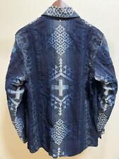 Sugar Cane Native American Denim Work Coat Jacket 10oz Men Size 36 Indigo Blue