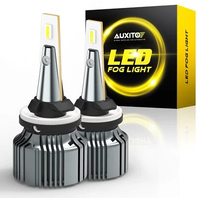 2x AUXITO 880 885 884 6000K Xenon Super White LED Driving Fog Light Bulb 890 899 - Image 1 of 4