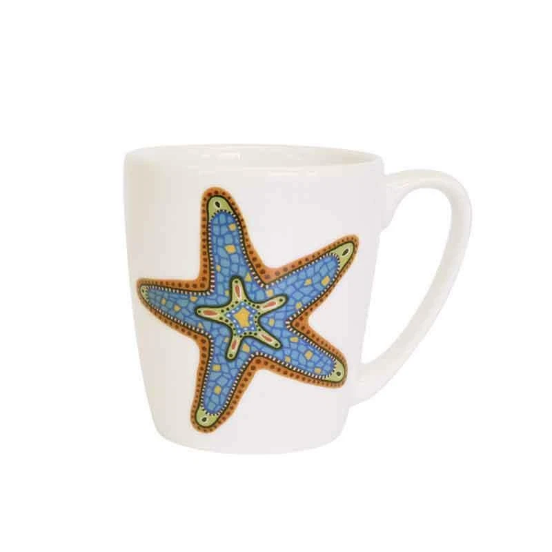  Queens by Churchill Paradise Fish China Acorn Coffee Tea Cup Mug 300ml Starfish - Image 1 of 1