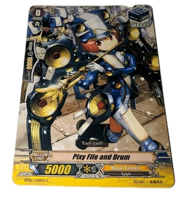 Vanguard Cardfight Pixy Fife and Drum - BT02/058EN - C Near Mint / Mint, English - Image 1 of 4
