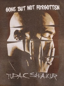 Camiseta de Colección Tupac Shakur Corte Envejecido Camiseta Tela 2Pac Gr8 a Marco - Imagen 1 de 5
