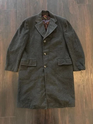 Vintage 1950s Berry & Burke 100% Cashmere Overcoat - Image 1 of 4