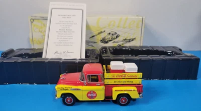 Matchbox Collectibles Coca Cola 1957 Chevy Truck 1:43 Scale YPC01-M COA Box - Image 1 of 4