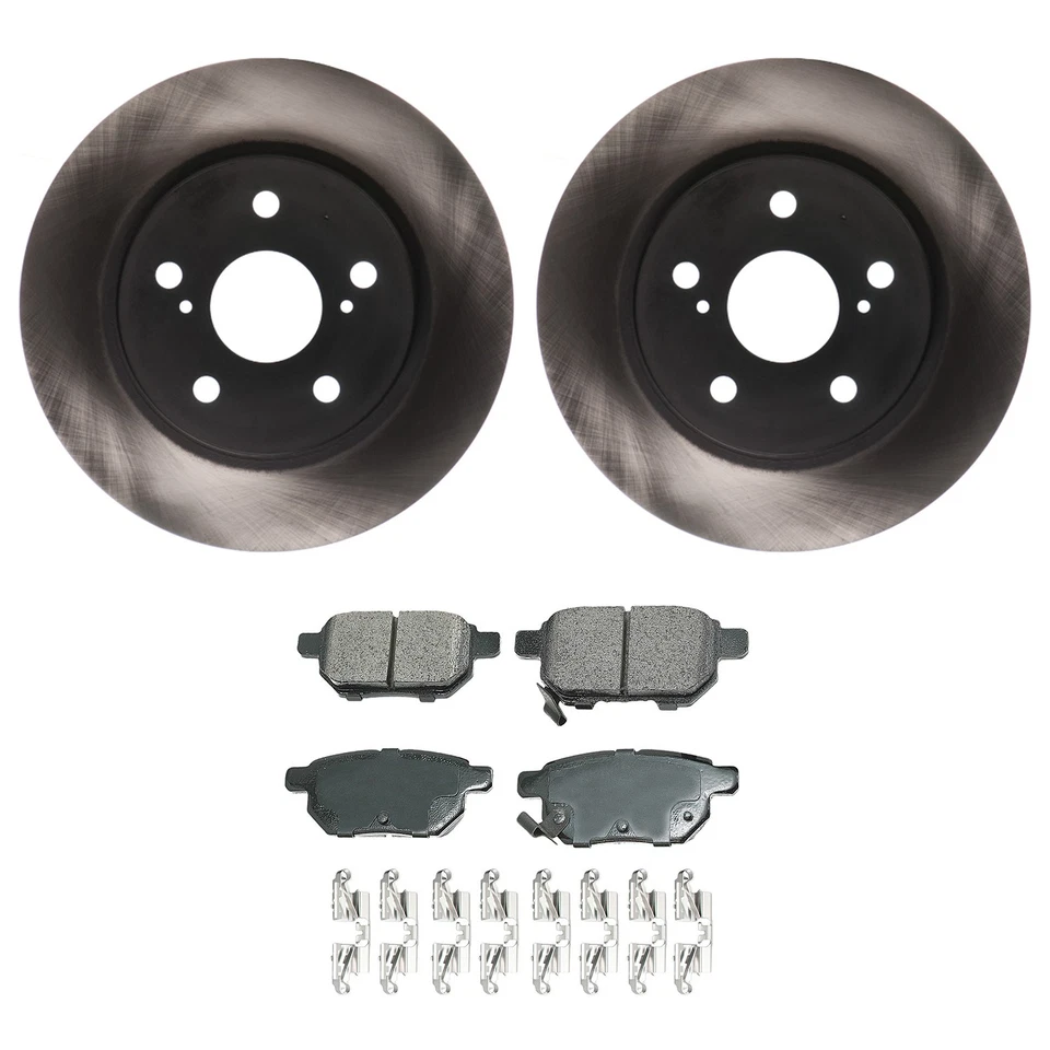 Kit de pastillas de freno de disco de cerámica ADVICS Rotores traseros Akebono ProACT para Toyota Matrix Foto 1 de 1