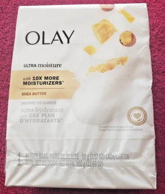 Olay Ultra Moisture Shea Butter Beauty Bar 3.17 oz (4 Bars) Ultra Moisture New - Image 1 of 4