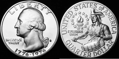 1976-S (40% Silver) Washington Quarter .....   Nice ..... - Image 1 of 3