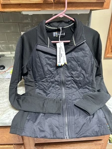 Smartwool Smartloft Jacket Women's Black Puffer Hybrid Size Medium New 210$ - Picture 1 of 8